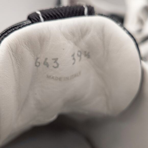 Miu Miu Women’s Sneakers Designer Luxury Streetwear Black Platform Crystal Sz 9 - Picture 10 of 12